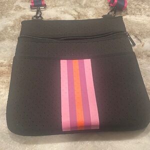 Stylish Black and Pink Women's Bag